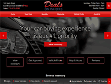 Tablet Screenshot of dealsonwheelsnj.com